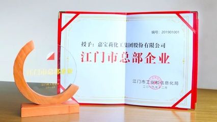 嘉寶莉獲評江門市總部企業，知識產權戰略再添政策東風